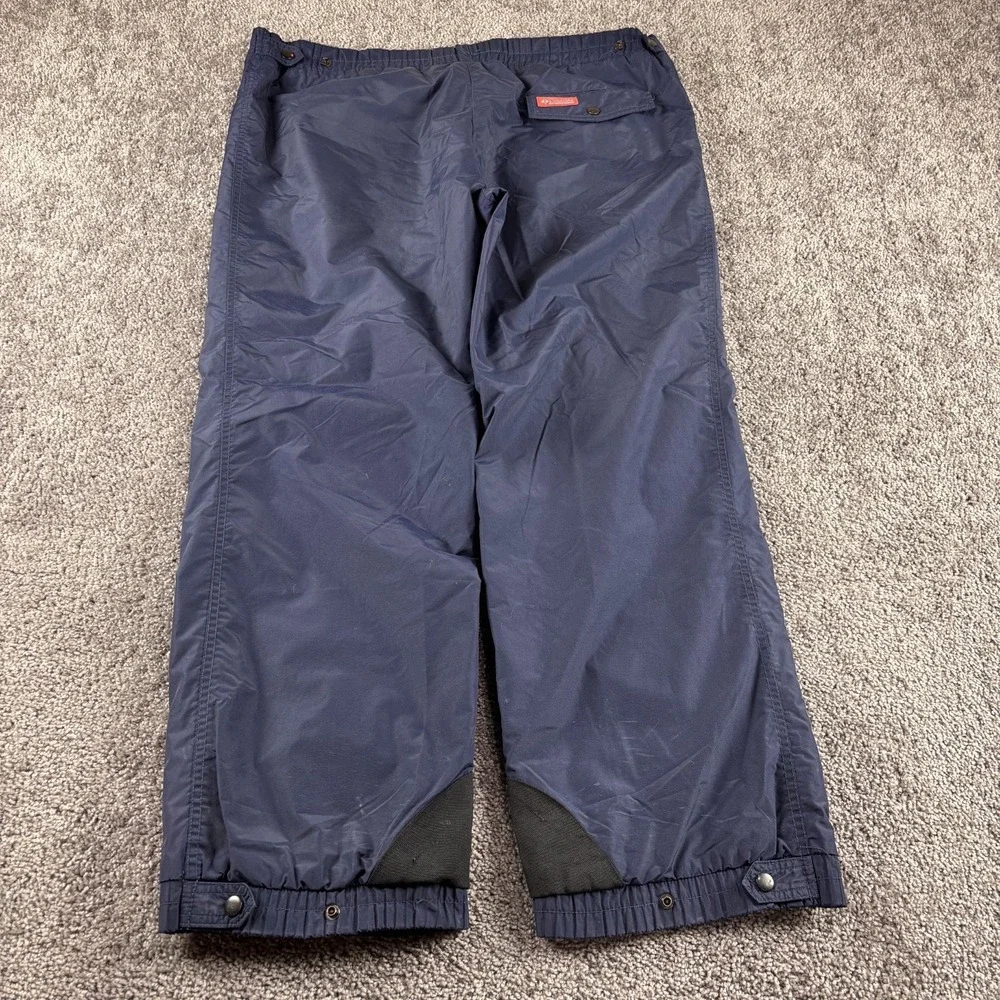 Vintage Columbia Snow Ski Pants Mens XL 42x32 Navy Nylon‎ 90s Gorpcore